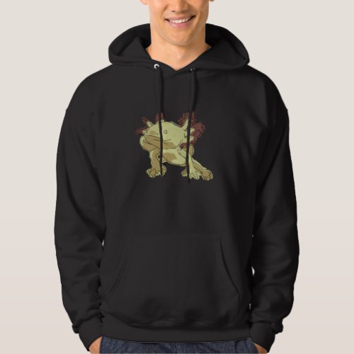 Axolotl print hoodie