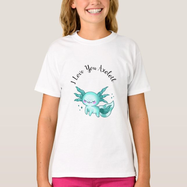 Axolotl Pun T-Shirt (Front)