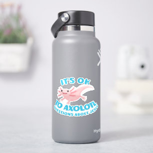 Axolotl questions about Jesus cute christian Sticker