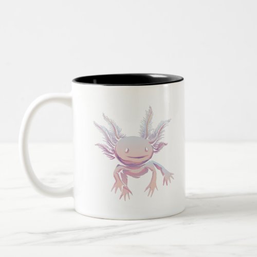 Axolotl Realistic Two_Tone Coffee Mug