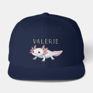 Axolotl Salamander Cute Girl Kid Personalized Hat