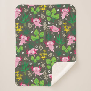 Axolotl Sherpa Blanket