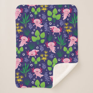 Axolotl Sherpa Blanket