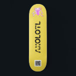 AXOLOTL Skateboard<br><div class="desc">Axolotl,  master of regeneration,  is the most ancient salamander in the waters of Xochimilco,  Mexico. The Ambystoma mexicanum,  is also known as the Mexican Walking Fish. This cute living being,  is a bringer of hope and happiness for all.
Support and fight against its extinction!</div>