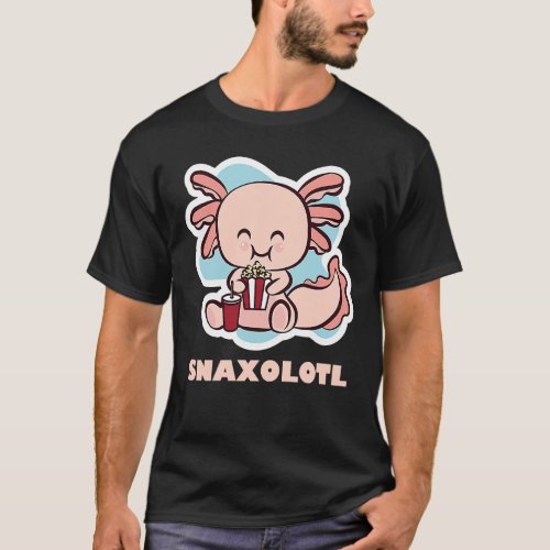 Axolotl Snaxolotl Sweets and Candy Halloween Trick T_Shirt