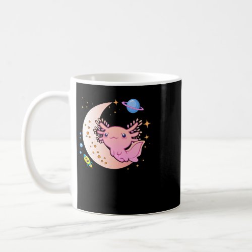 Axolotl Space Axolotl Kawaii Pastel Goth Japan Ani Coffee Mug