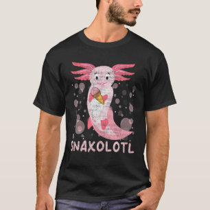 AXOLOTL STUFFED ANIMAL AND SNACKS LOVER T-Shirt