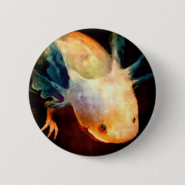 Axolotl Sun Button (Front)