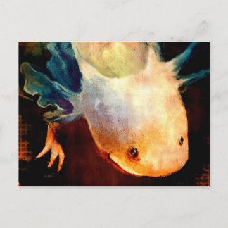 Axolotl Sun Postcard