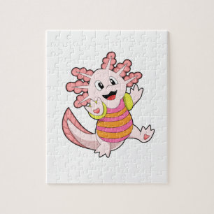 Axolotl Swimming Jigsaw Puzzle