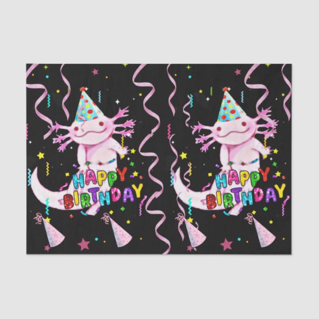 Axolotl  tissue paper (Front)