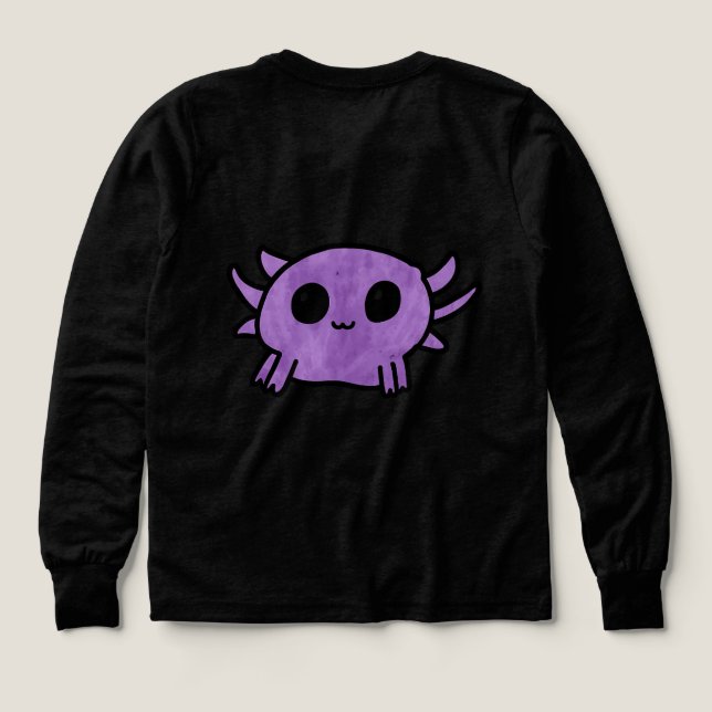 Axolotl  Tri-Blend shirts (Design Back)
