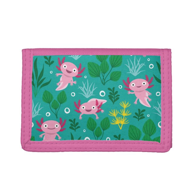 Axolotl Trifold Wallet (Front)