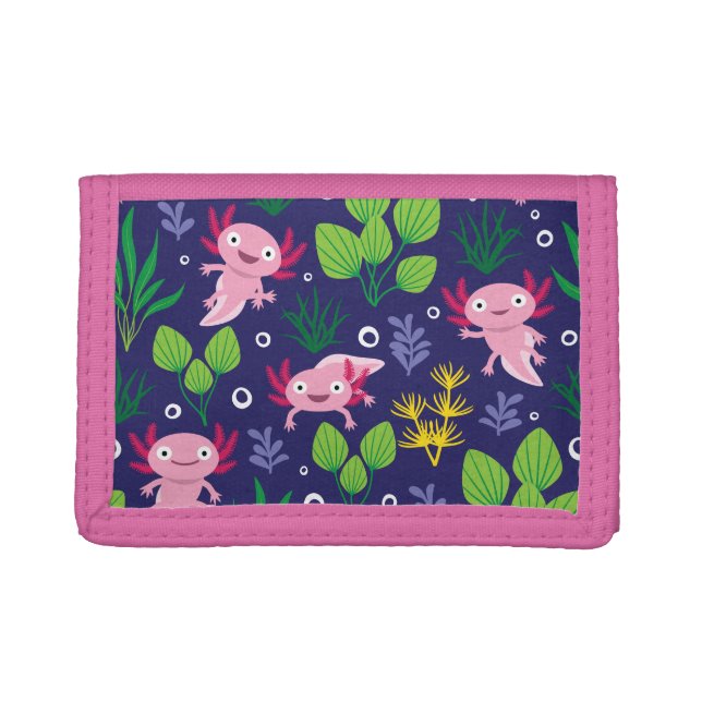 Axolotl Trifold Wallet (Front)