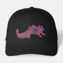 Axolotl Trucker Hat - PINK