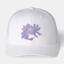 Axolotl Trucker Hat - PURPLE
