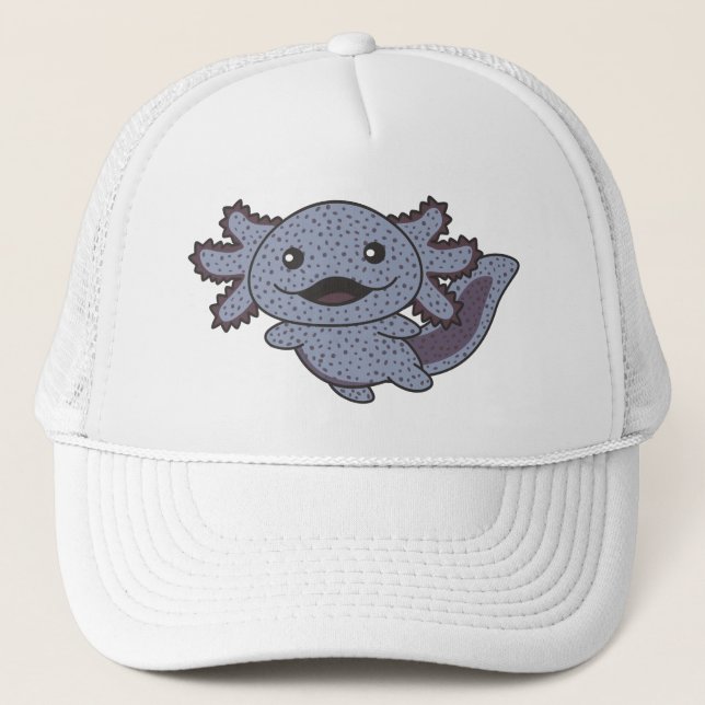 Axolotl Various Types Of Axolotls Sweet Animals Tr Trucker Hat (Front)