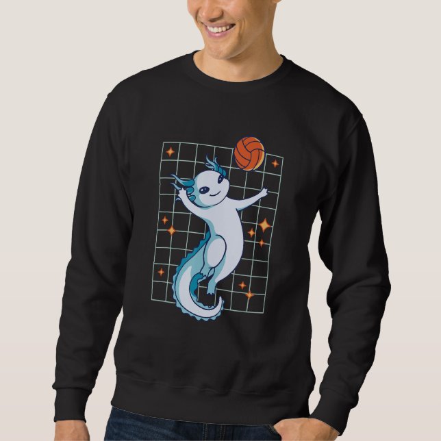 Axolotl Volleyball Sweatshirt (Front)