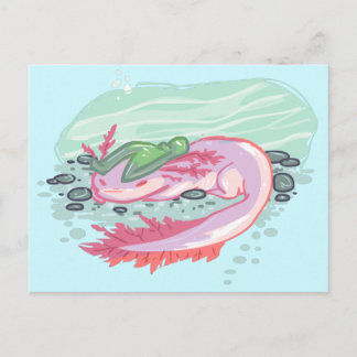 Axolotl Water Puppy Postcard