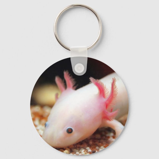 Axolotl Weißling Keychain (Front)