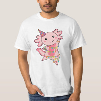 Axolotl Wishes Happy Birthday To You Axolotls T-Sh T-Shirt