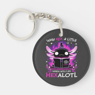 Axolotl Witching Hour - Salamandre Keychain
