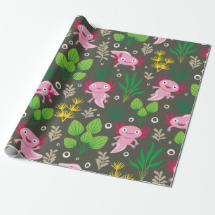 Axolotl Wrapping Paper