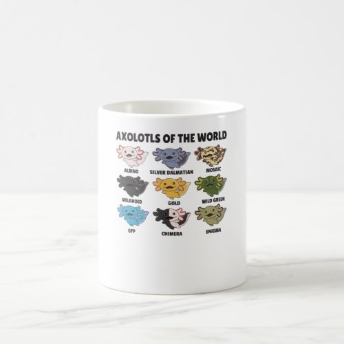 Axolotls From The World Sweet Animals Axolotl Coffee Mug