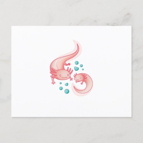 Axolotls Postcard