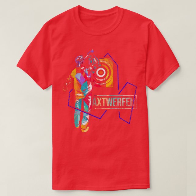Axtwerfen 5 T-Shirt (Design Front)