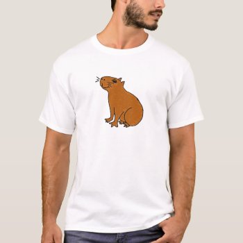 Ay- Capybara Art Shirt by patcallum at Zazzle