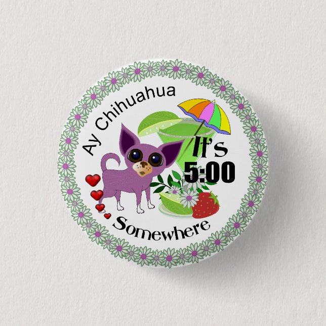 Ay Chihuahua Pin (Front)