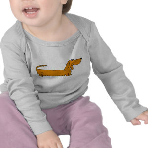 AY- Funny Dachshund Baby Outfit shirt