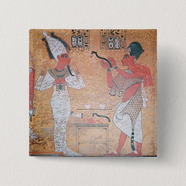 Ay performing the opening of the mouth ceremony button (Front)