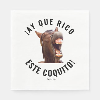 ¡Ay Que Rico Este Coquito!   Napkins