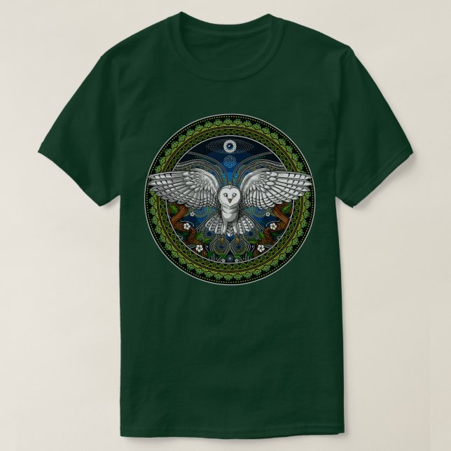 Ayahuasca Owl  T-Shirt (Design Front)