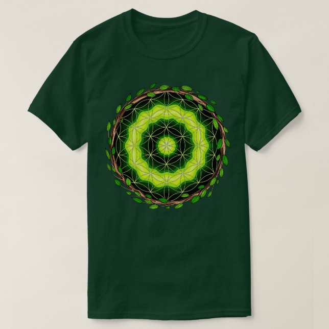 Ayahuasca Sacred Geometry T-Shirt (Design Front)