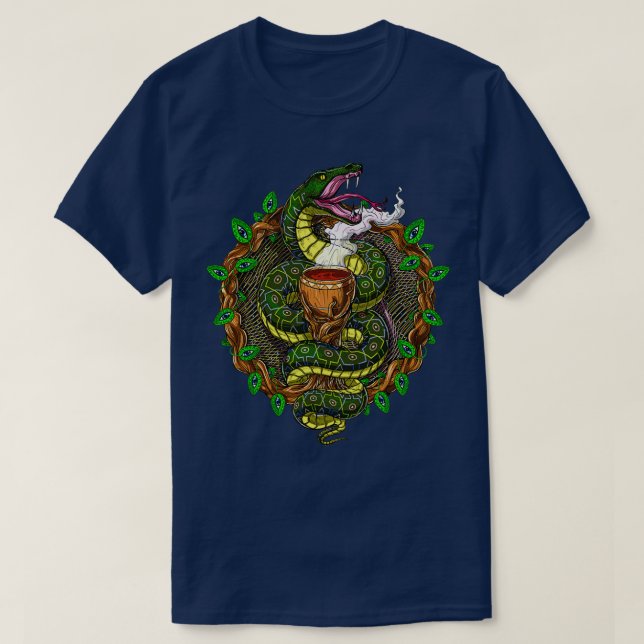 Ayahuasca Snake  T-Shirt (Design Front)