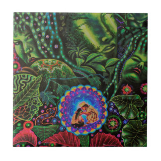 Ayahuasca Vision Ceramic Tile