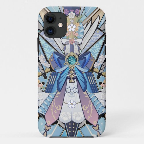 Ayaka Springbloom Missive Mecha Genshin Impact iPhone 11 Case