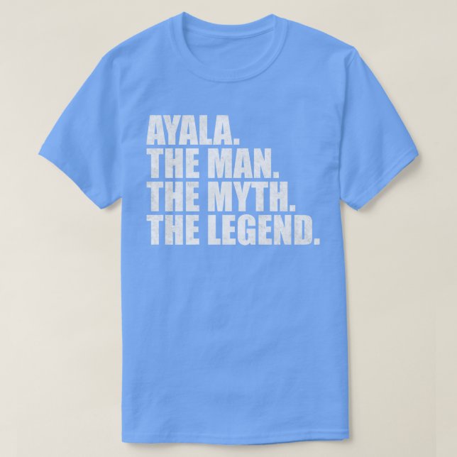 AyalaAyala Family name Ayala last Name Ayala Surna T-Shirt (Design Front)