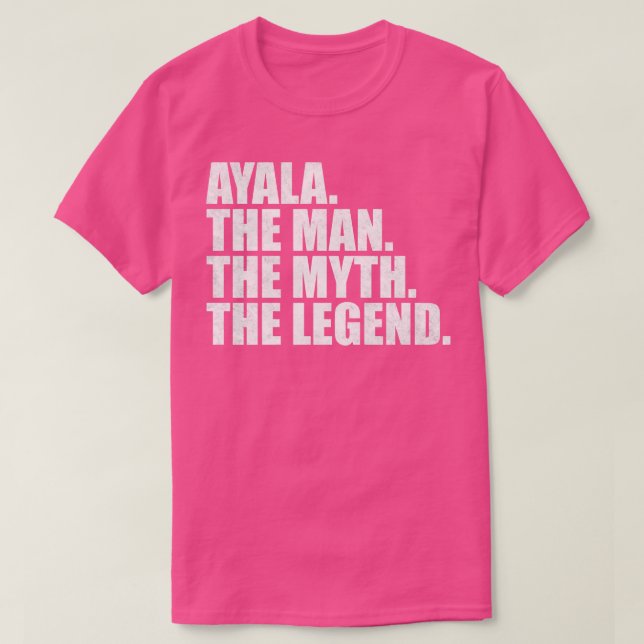 AyalaAyala Family name Ayala last Name Ayala Surna T-Shirt (Design Front)