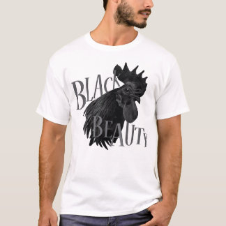 Ayam Cemani Rooster Chickens  T-Shirt