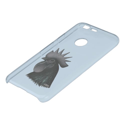 Ayam Cemani Rooster Head Uncommon Google Pixel Case