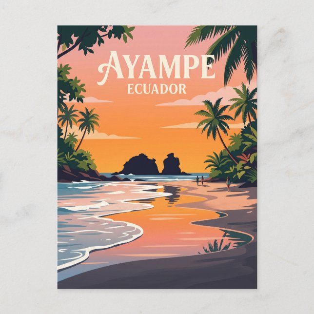 Ayampe Ecuador Postcard (Front)