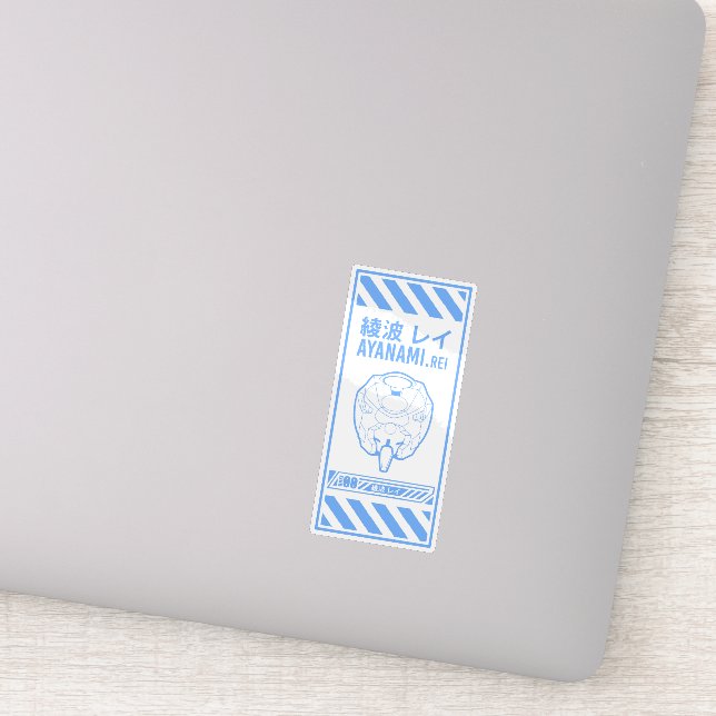 Ayanami Rei Neon Genesis Evangelion Theme Sticker (Detail)