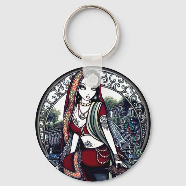 Ayanna Eastern Belly Dancer Fairy Keychain (Front)