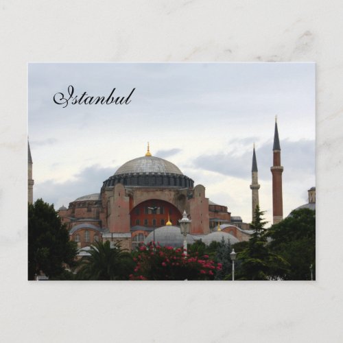Ayasofya Museum in Istanbul Postcard