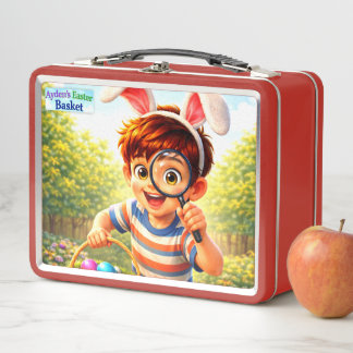 Ayden's Easter Basket | Metal | Lunch Box