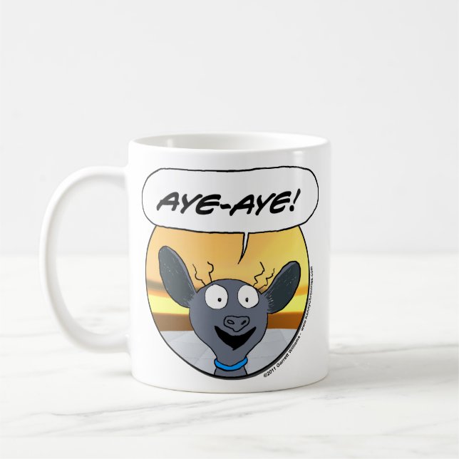 Aye-Aye! Coffee Mug (Left)